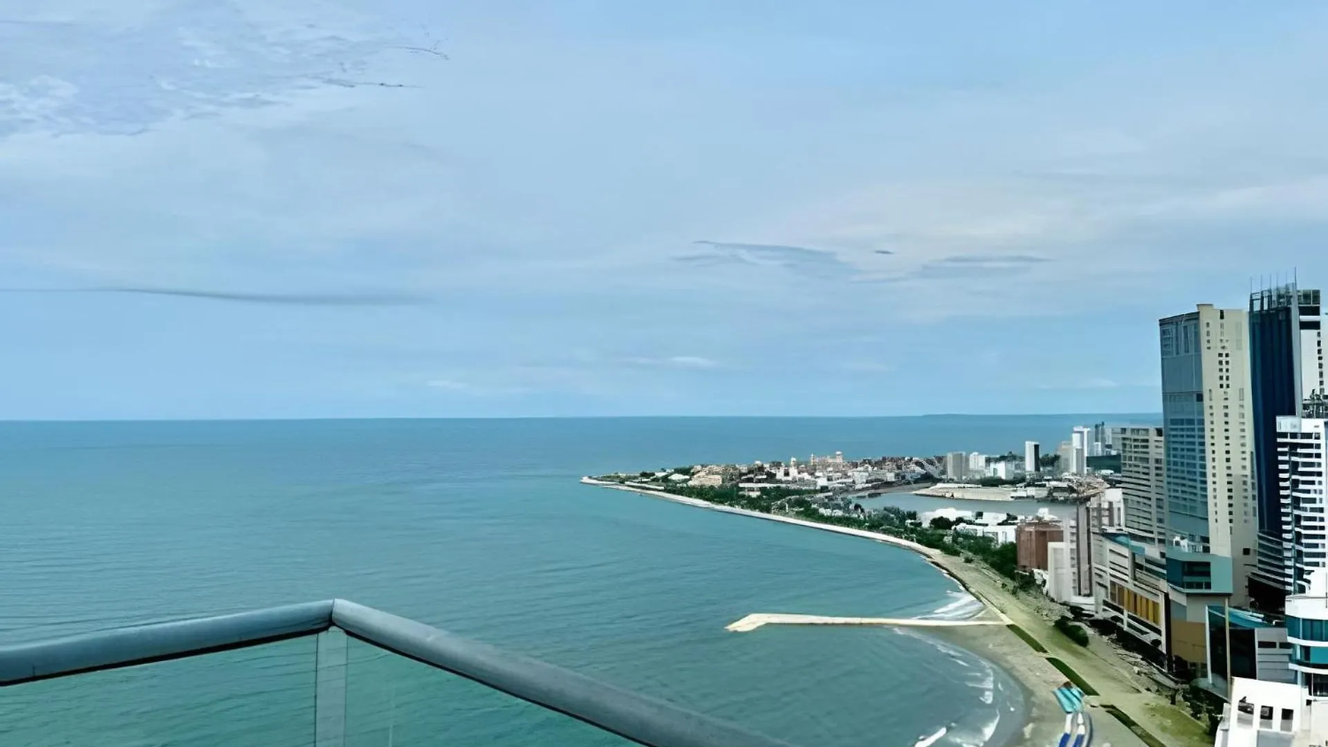 Beachfront Penthouse 40Th Sea View/Historic Center Cartagena