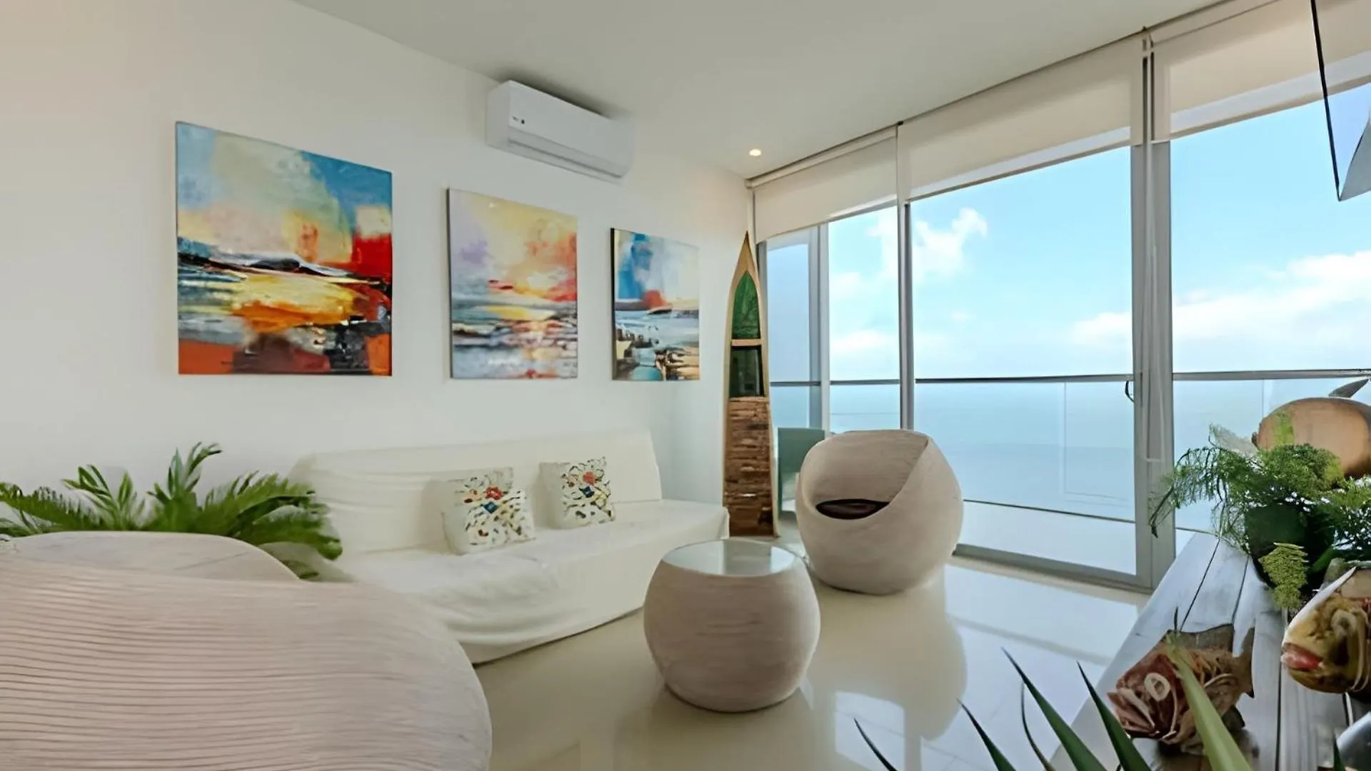 Beachfront Penthouse 40Th Sea View/Historic Center Cartagena